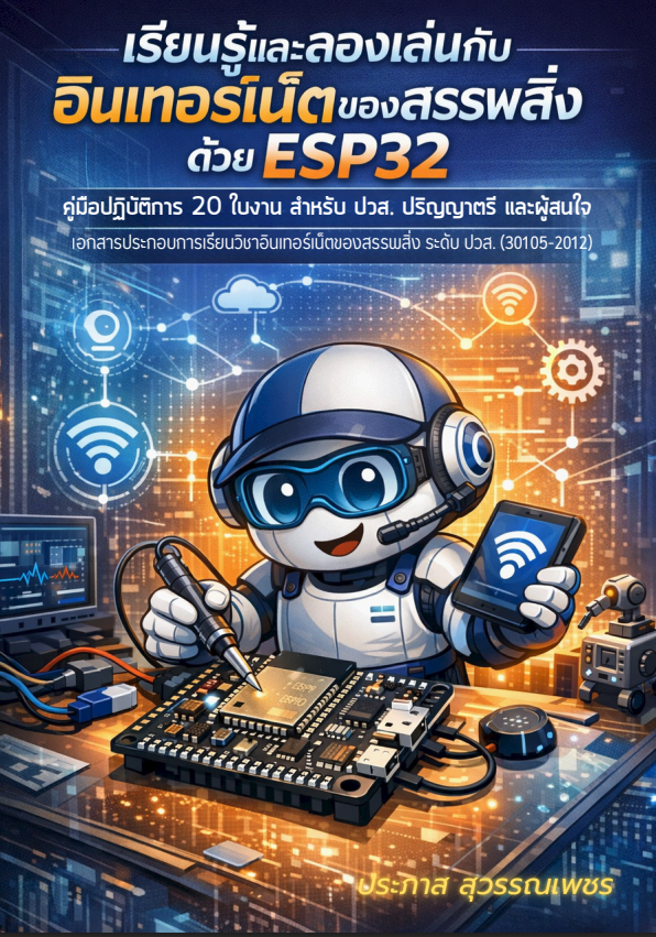 เรียนรู้และลองเล่นกับอินเทอร์เน็ตของสรรพสิ่งด้วย ESP32